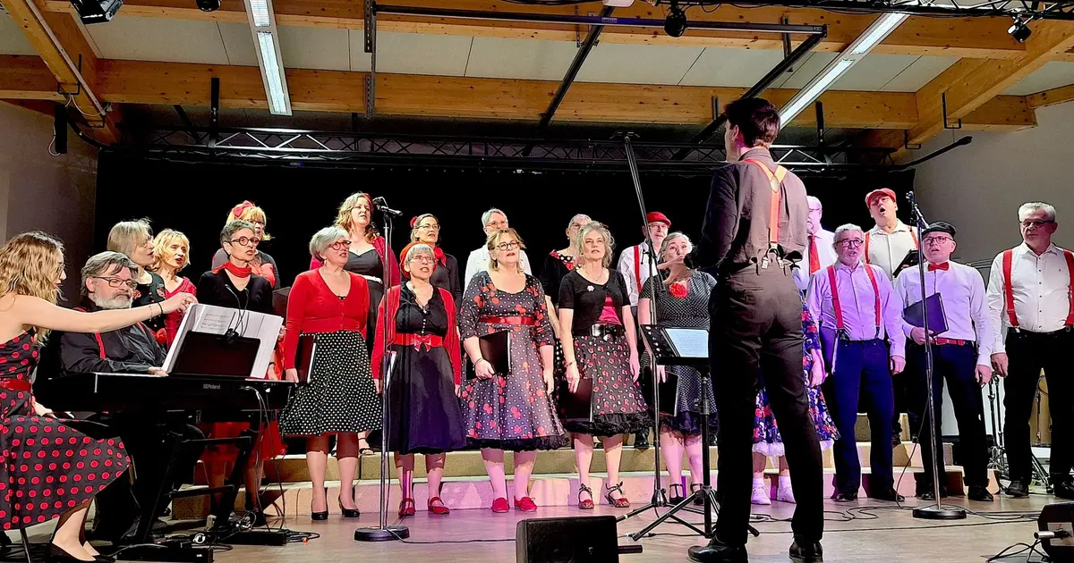 Concert de Dorli'Sings, choeur de swing'