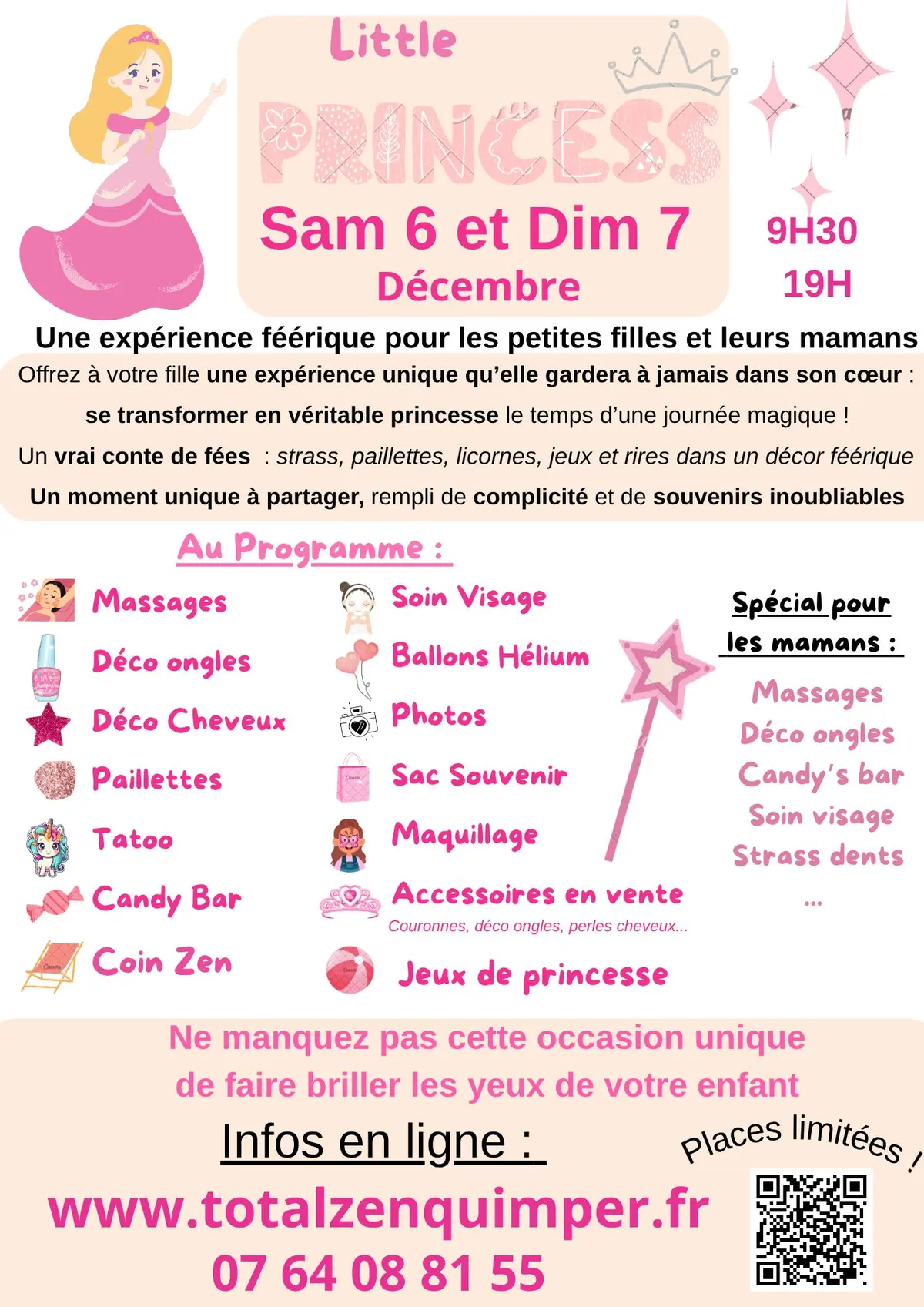 Journée little princesse, mère et fille 