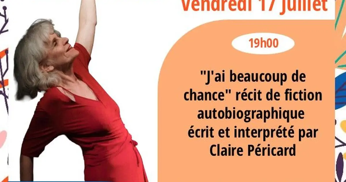 Spectacle Claire Péricard "J'ai beaucoup de chance"