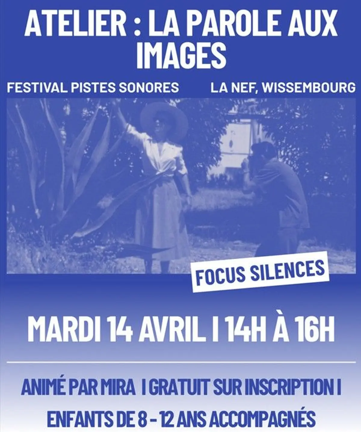 Atelier : La parole aux images - Pistes Sonores
