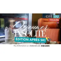 Déjeuner Insolite édition après ski  &copy; Cité du Train - Patrimoine SNCF