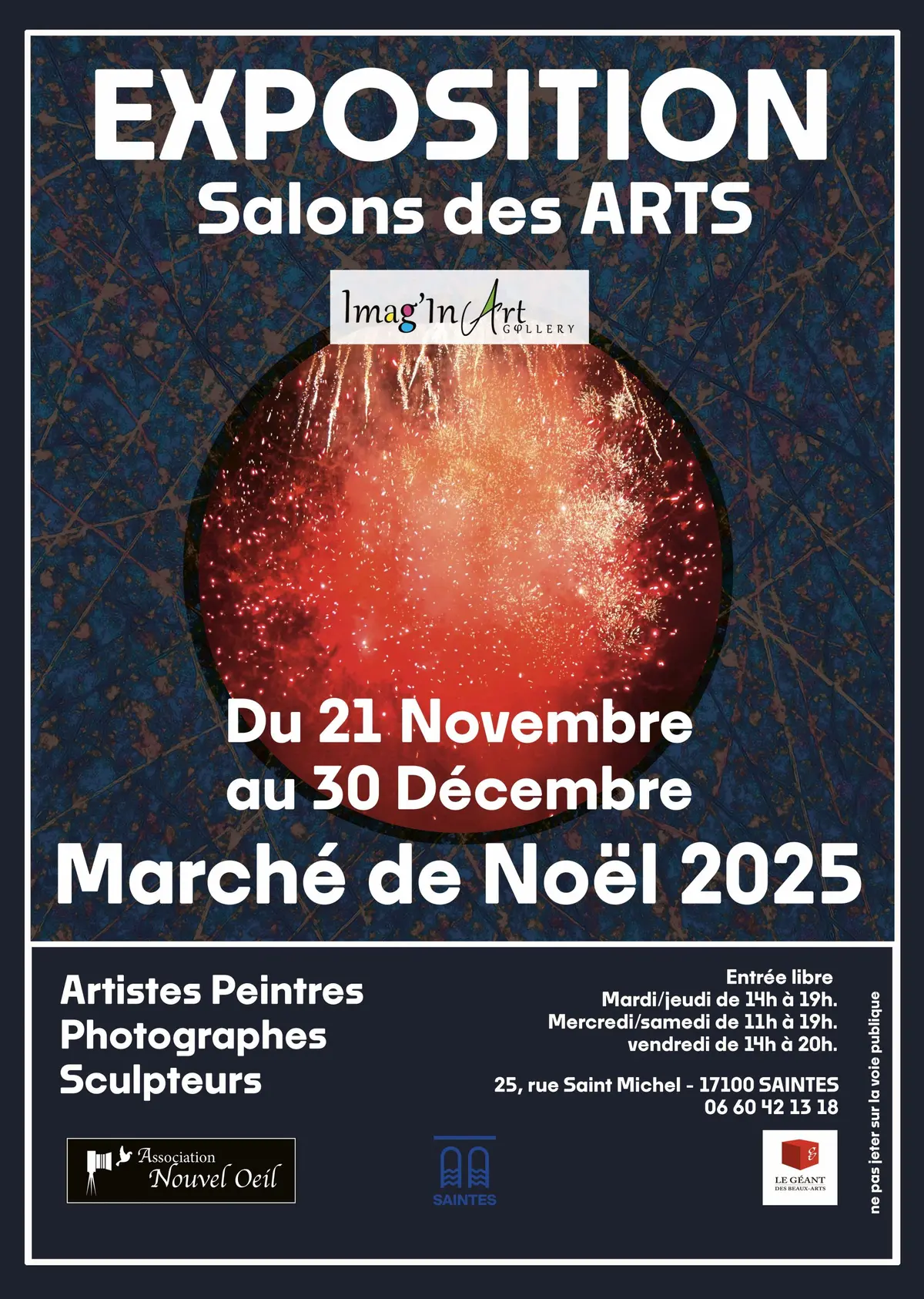 Exposition SALON DES ARTS Marché de NOËL 