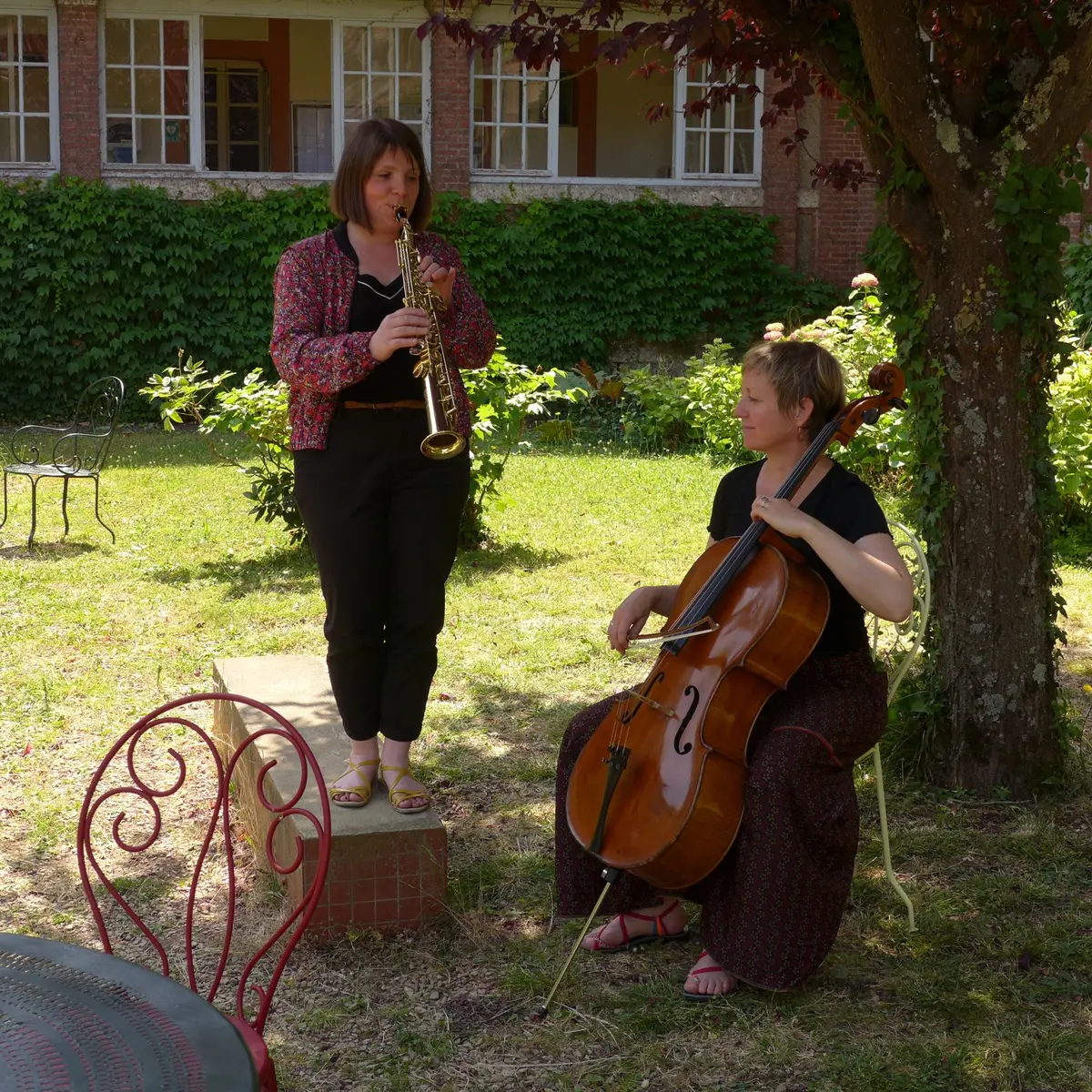 CONCERT violoncelle  & Saxophones par le Duo Amasis