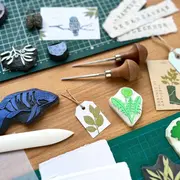 Atelier ADULTE : Fabrication de tampon thématique Alsace avec Le Héron Graveur