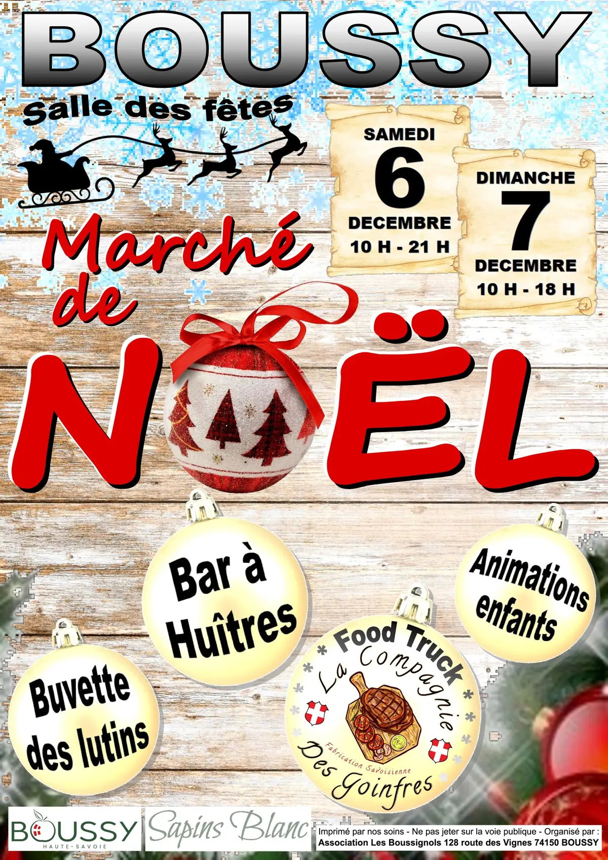 Marché de Noël à Boussy