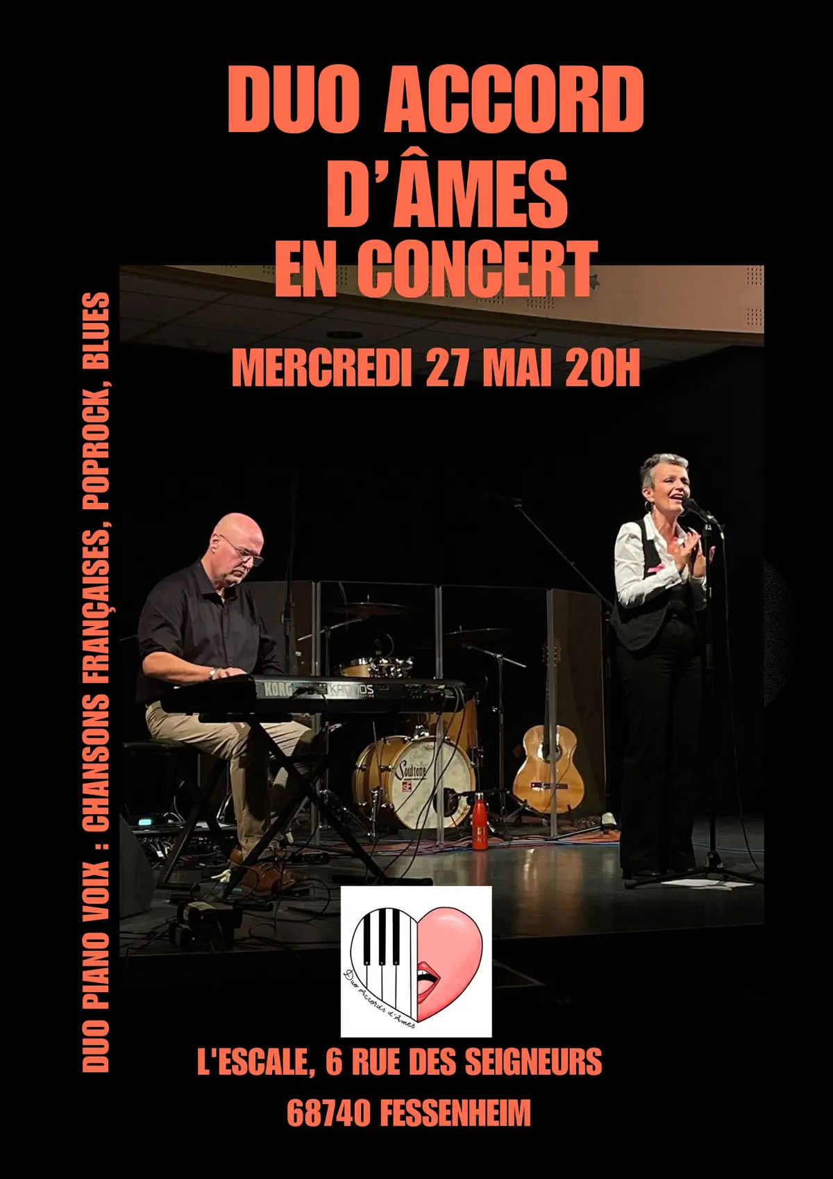 Les rendez-vous  de l'Escale avec DUO ACCORDS D'ÂMES