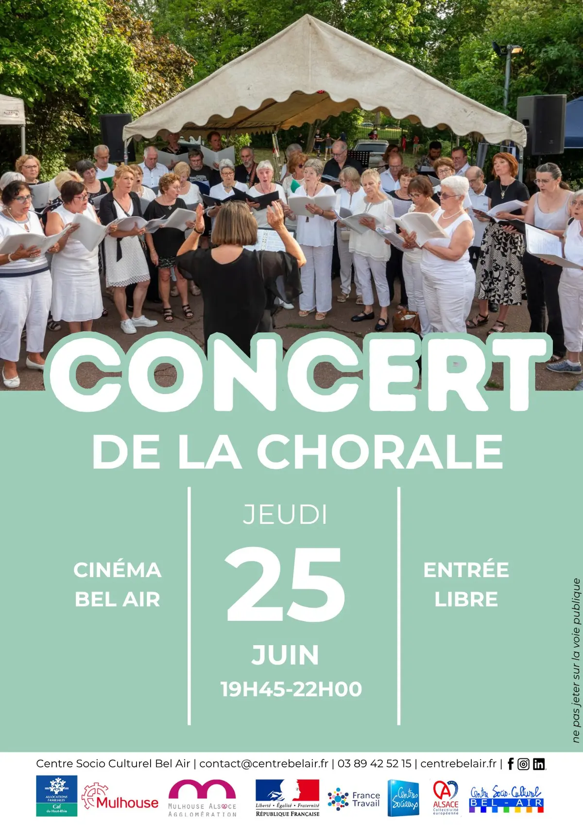 Concert de la chorale du Bel Air 