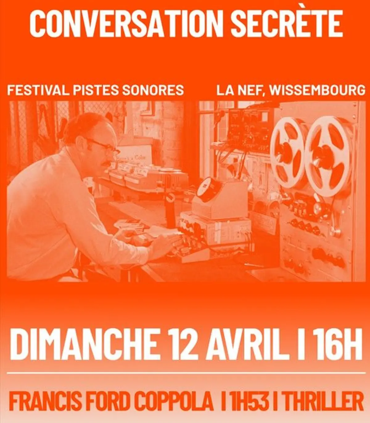 Cinéma : Conversation secrète - Pistes sonores