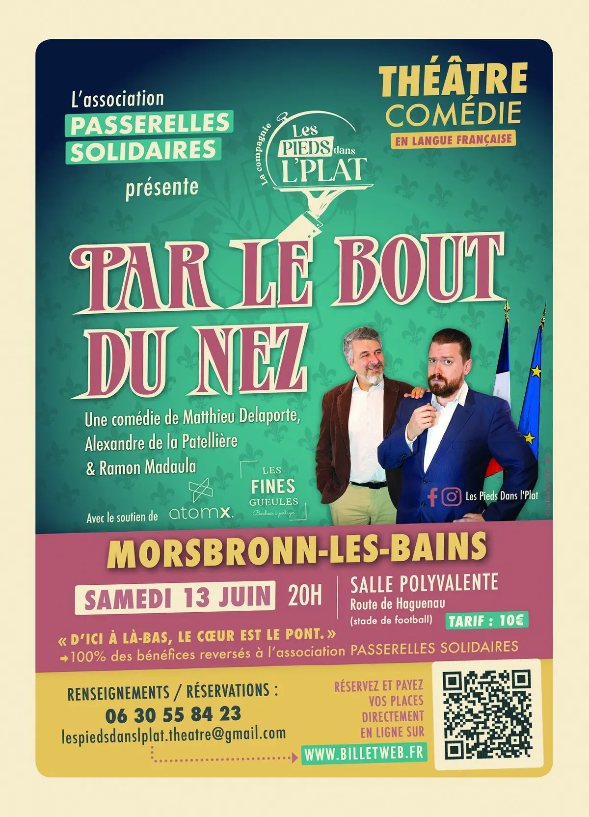 Par le bout du nez, théâtre à Morsbronn-les-bains