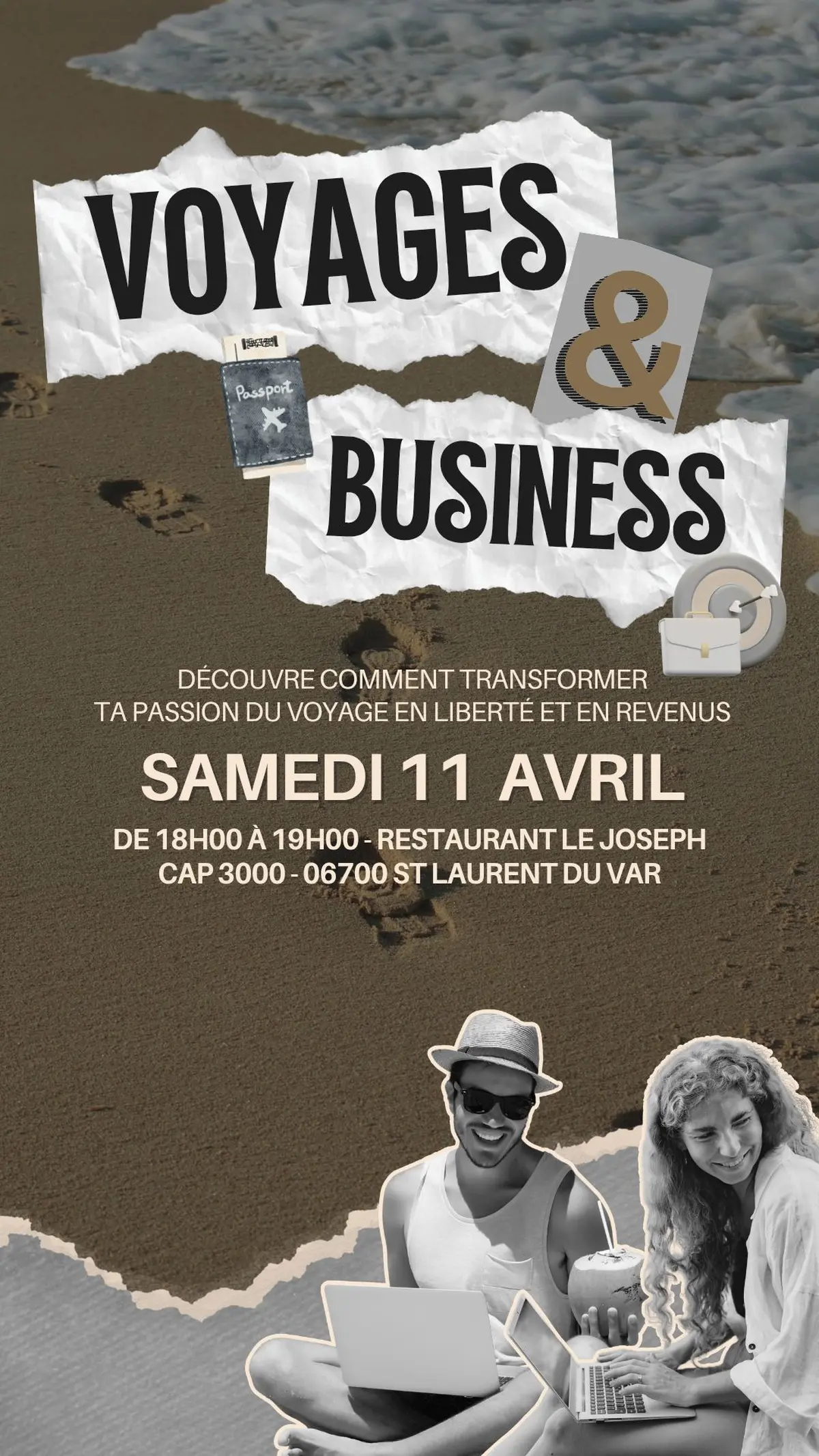 Deviens apporteur d'affaires dans le Domaine du Voyage.