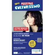 Festival Culturissimo - Lecture musicale de Marianne Denicourt