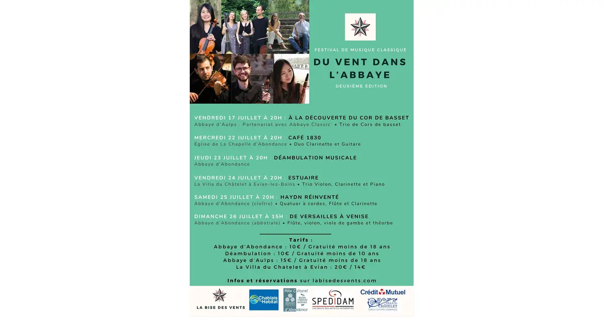 Festival du vent dans l'Abbaye - Déambulation Musicale