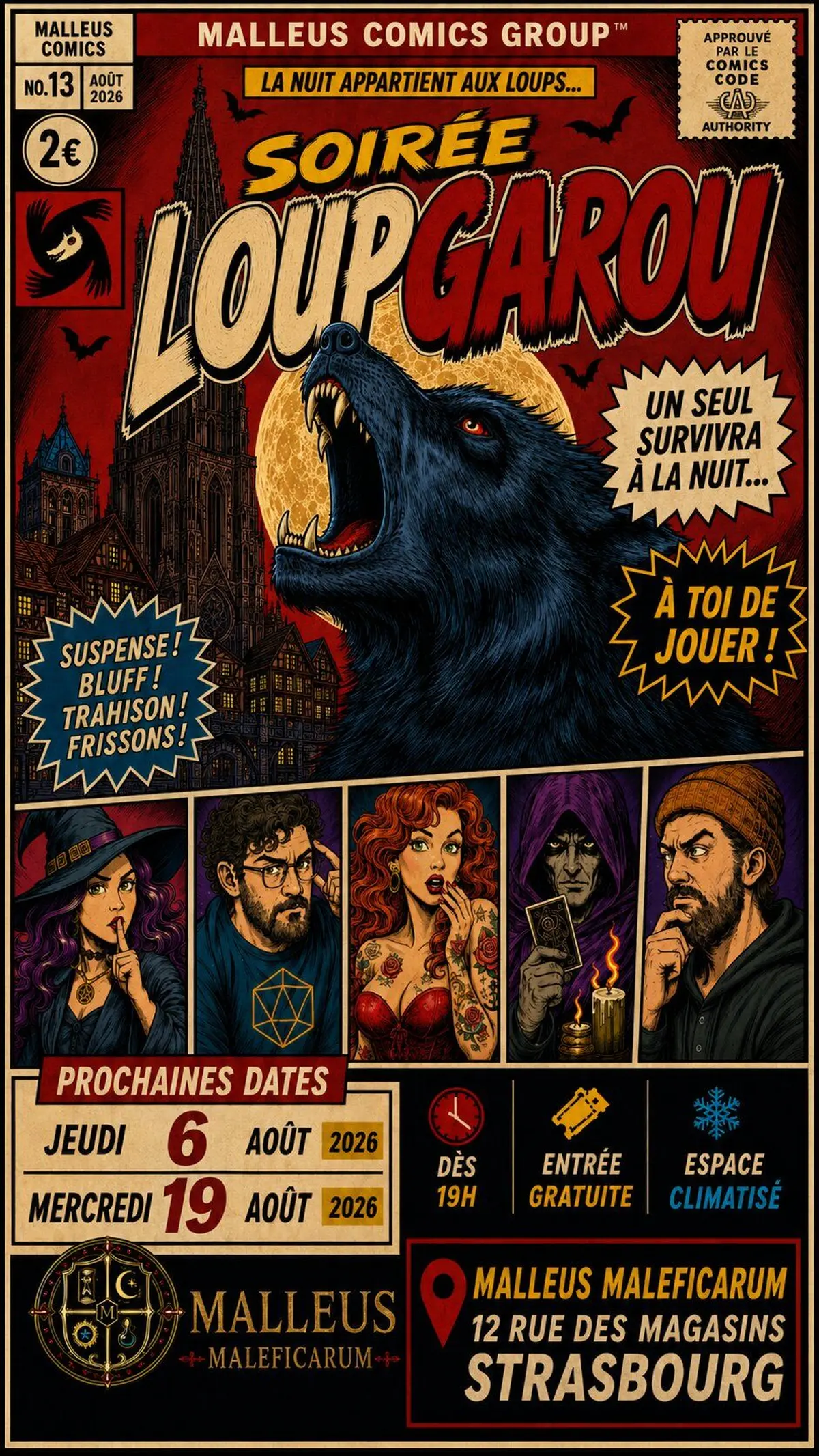 Soirées Loup Garou au Malleus 
