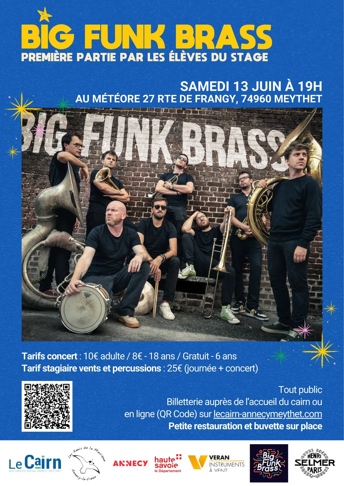 Concert de Big Funk Brass (et stages)