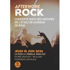 Afterwork Rock à La Puce a l'Oreille, Riom (63)