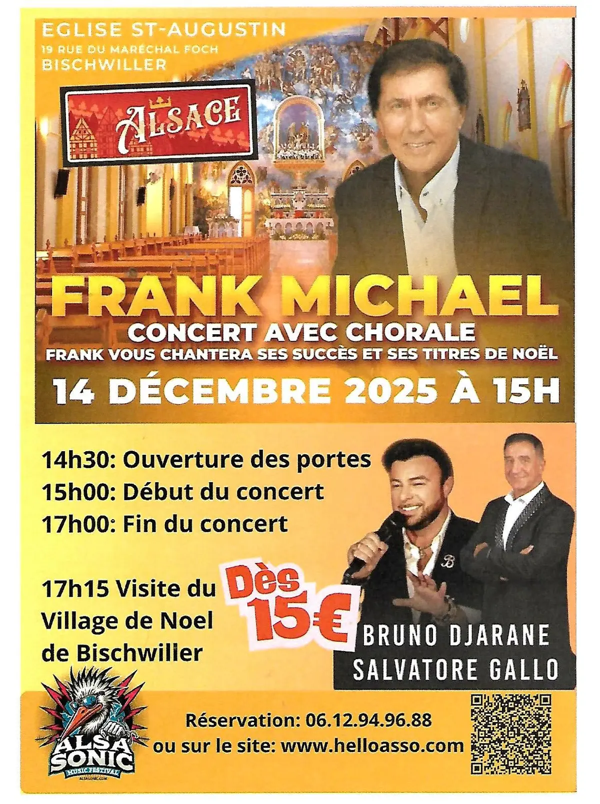 Concert de Noël Frank Michael