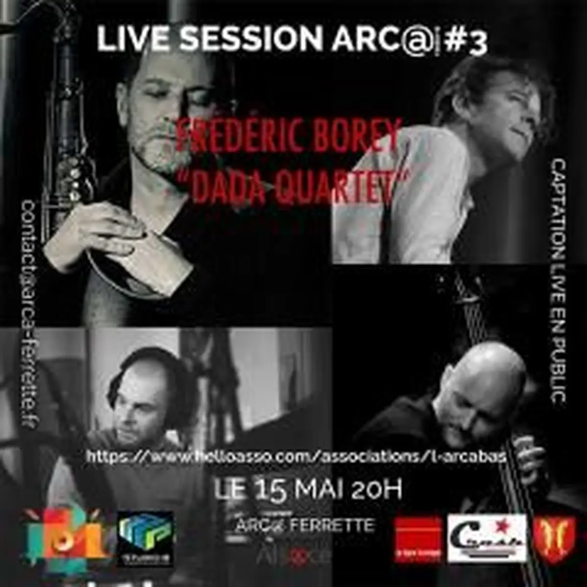 Live Session ARC@Ferrette - JAZZ - Dada Quartet