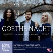 Concert Goethe-Nacht - Liederabend à deux voix et piano