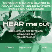 HEAR Me Out x concerts Carte blanche aux étudiant.es de la Hear