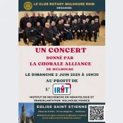 Concert par la Chorale Alliance organisé par le Rotary Club Mulhouse Rhin