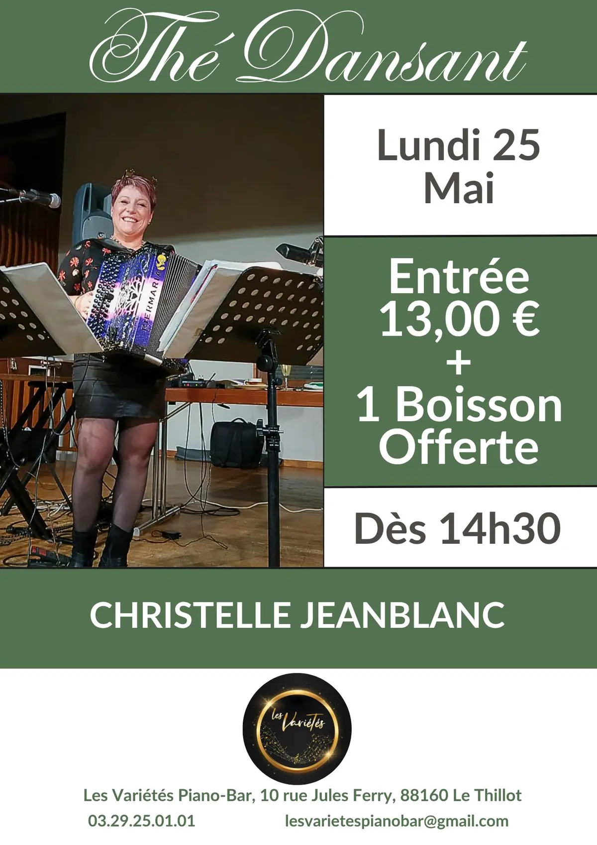 Thé Dansant avec Christelle Jeanblanc