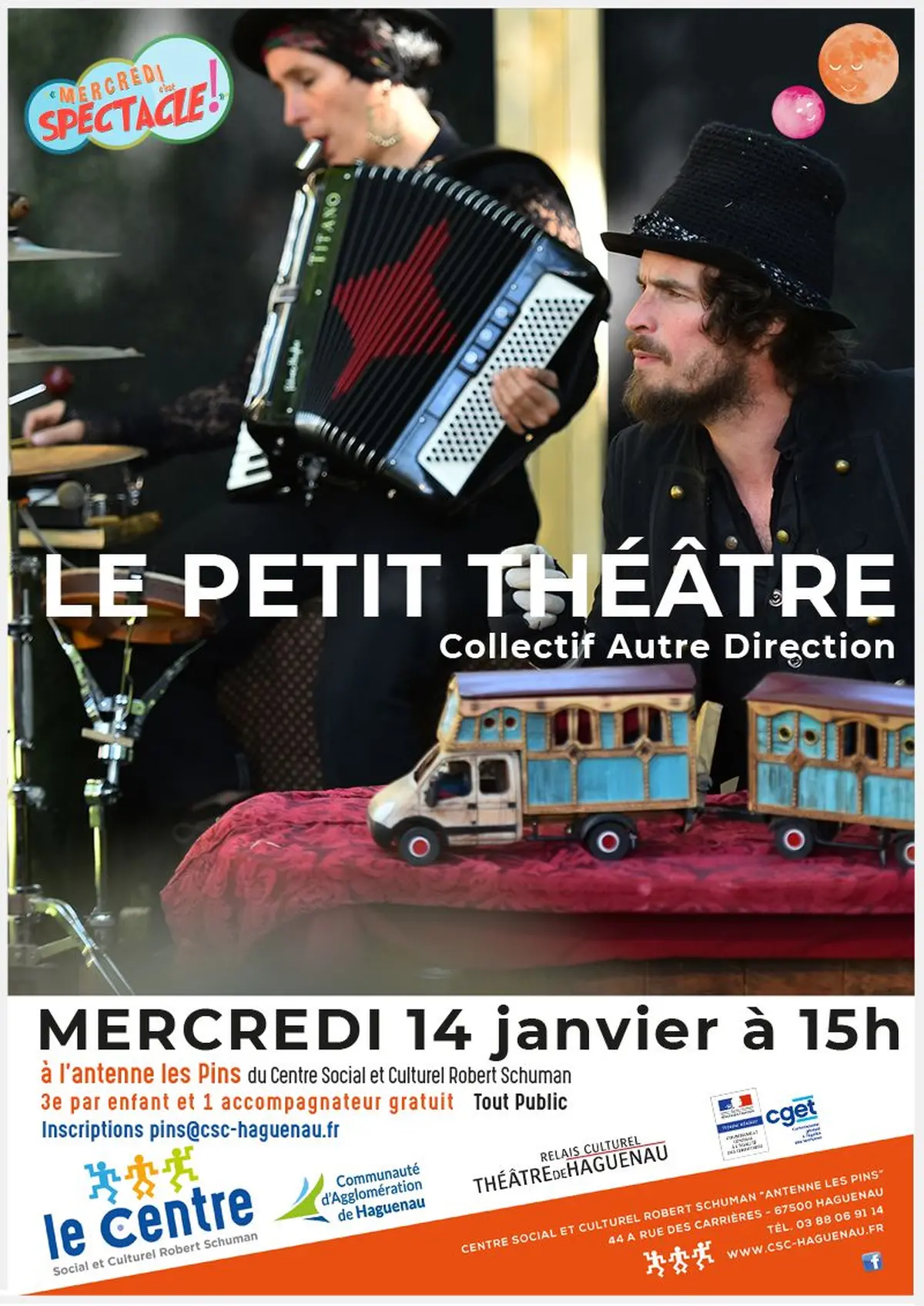 Mercredi c'est spectacle Le Petit Théatre