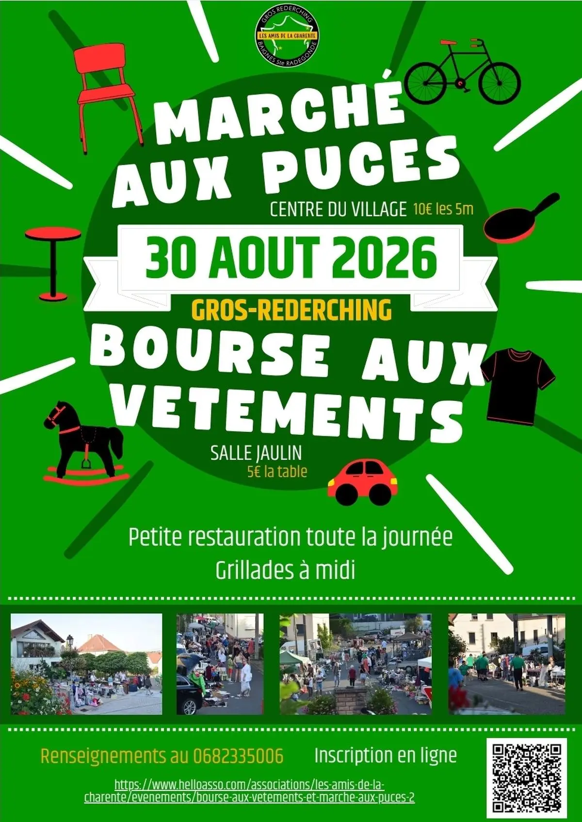 Marché aux puces et Bourse aux vêtements et affaires de puériculture