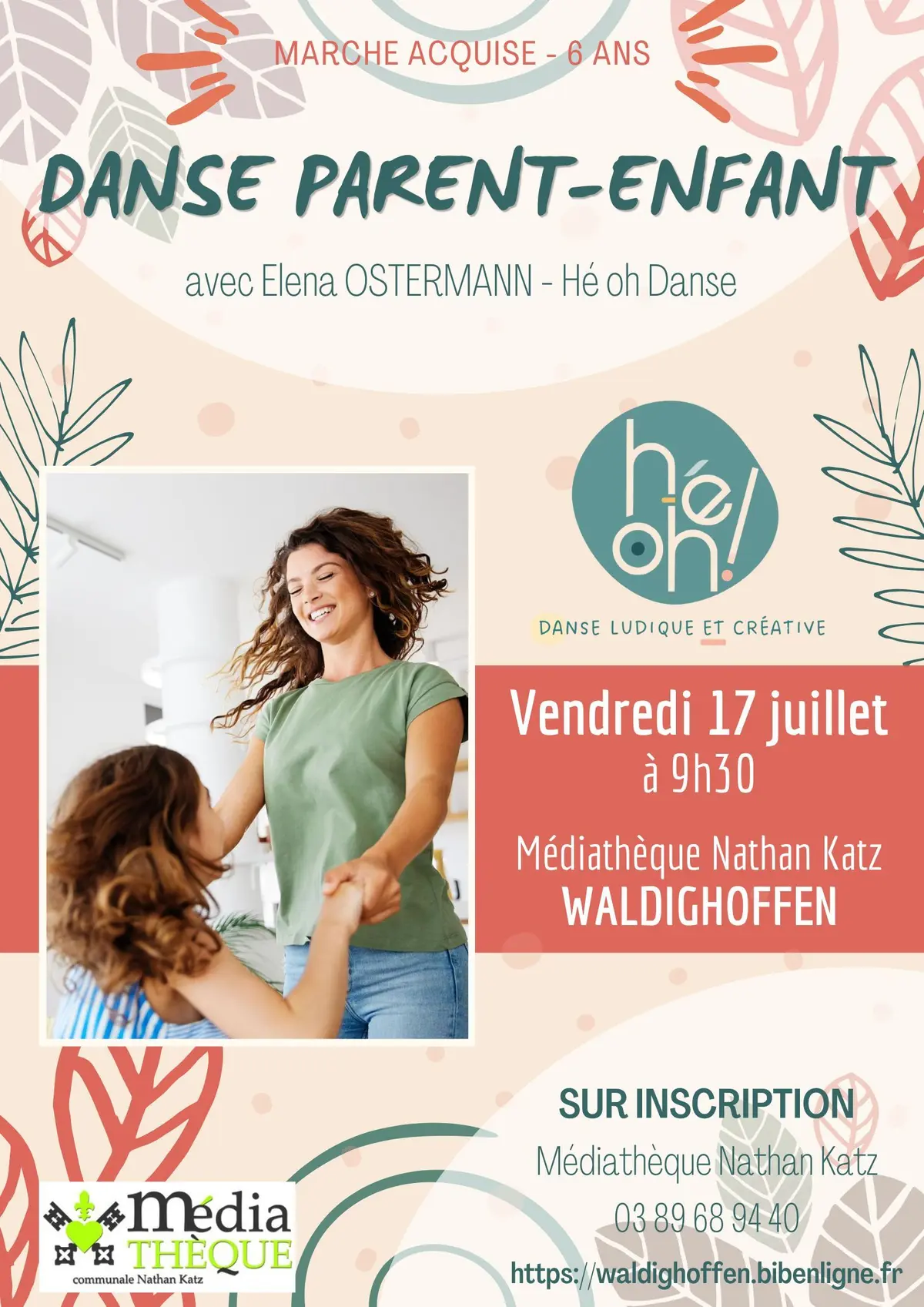 Séance danse parent-enfant