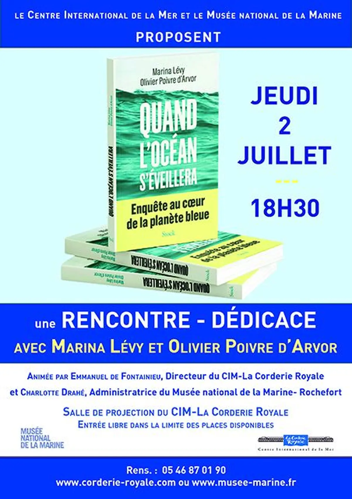 Rencontre et dédicace autour du livre « Quand l'océan s'éveillera »