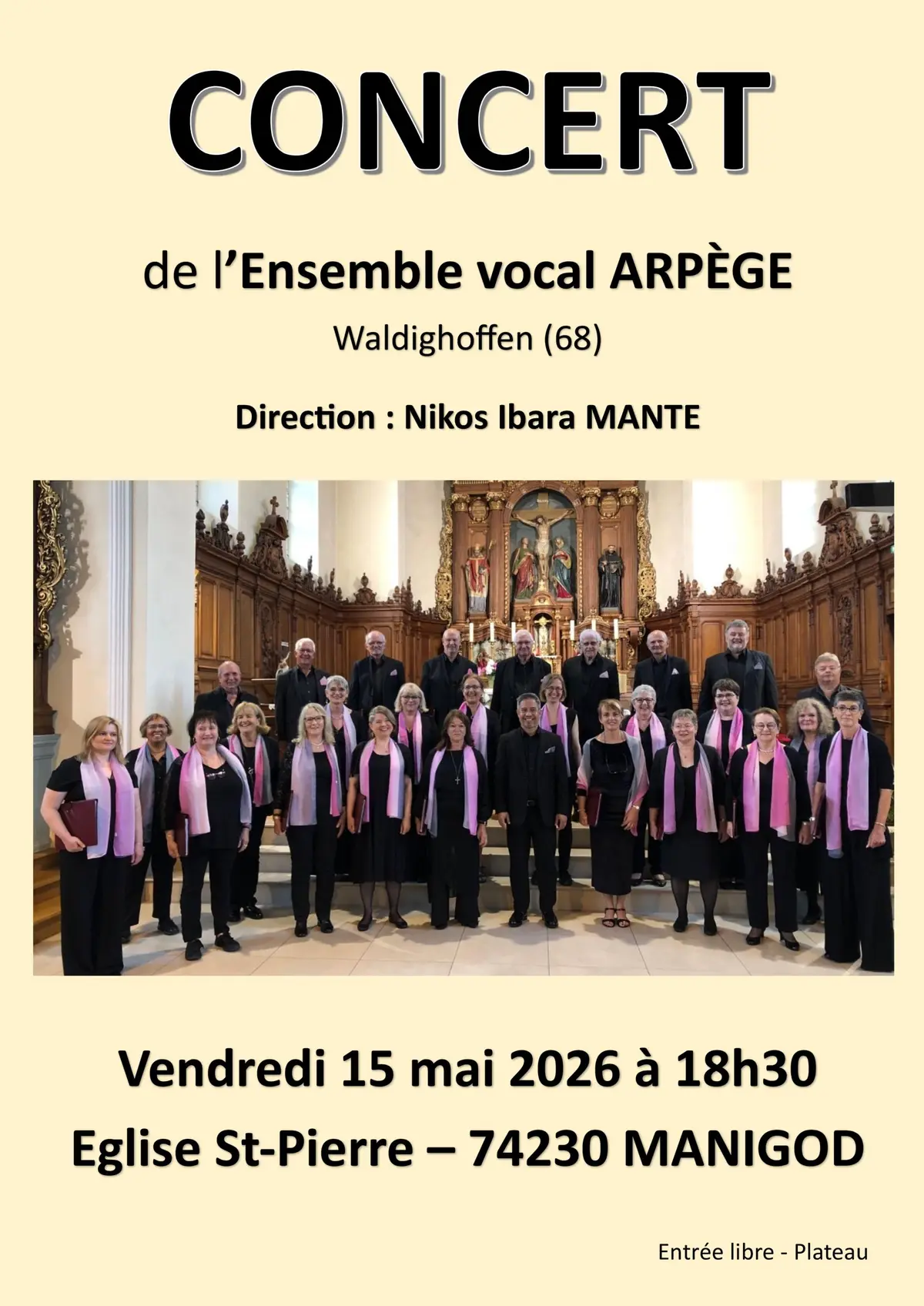 Concert chorale 