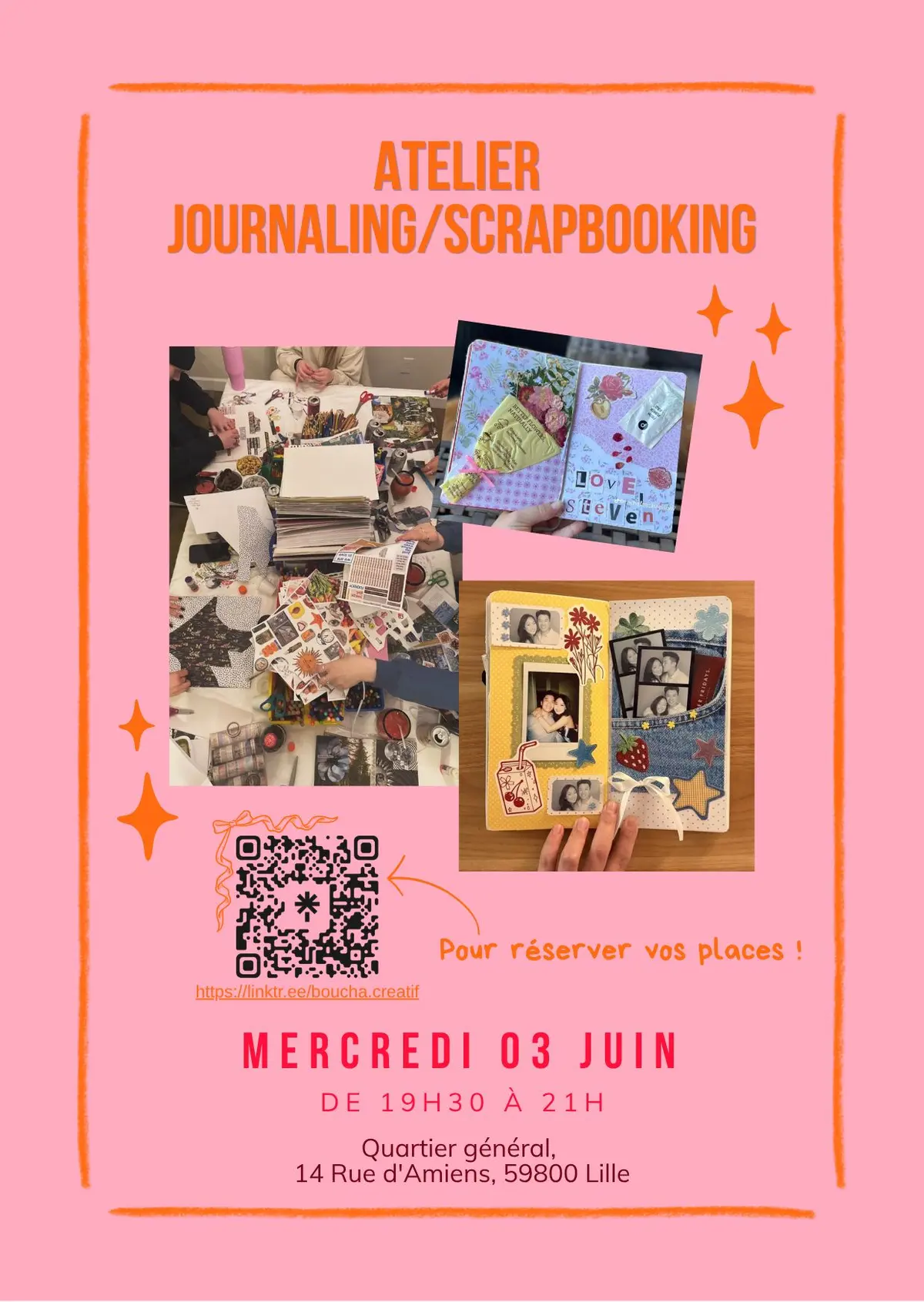 Atelier scrapbooking by boucha créatif au qg