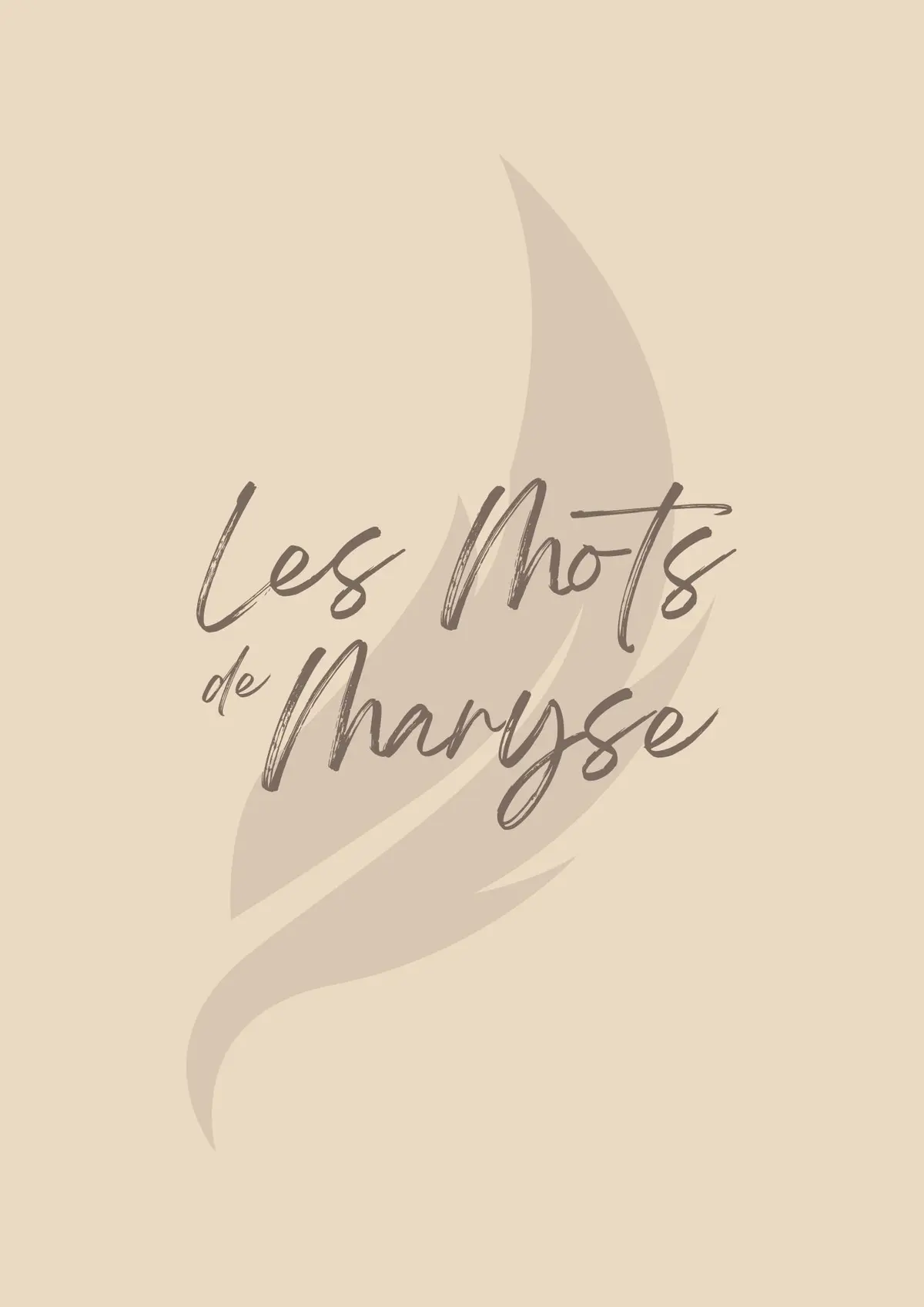 Les mots de Maryse