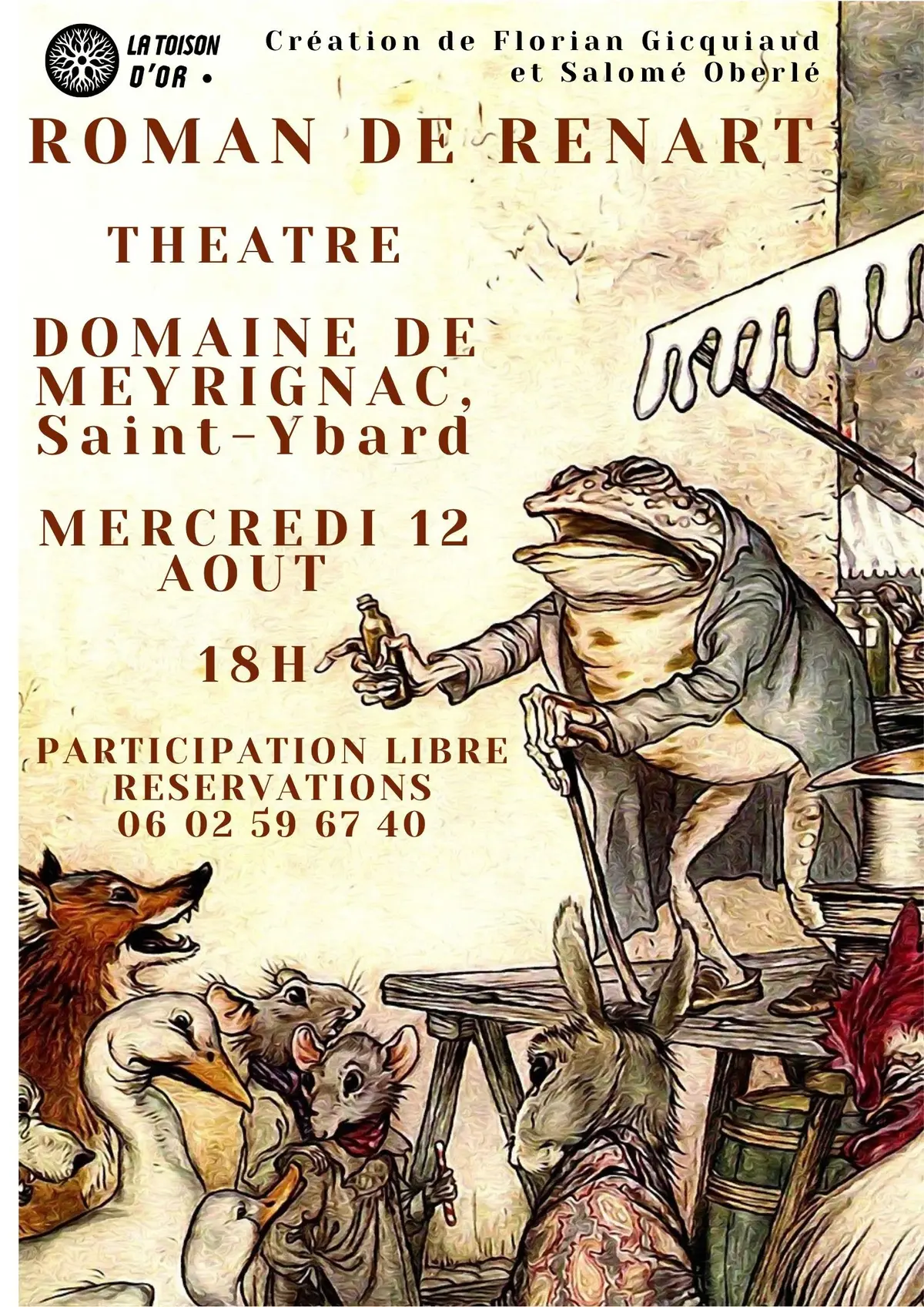 Roman de Renart, spectacle solo
