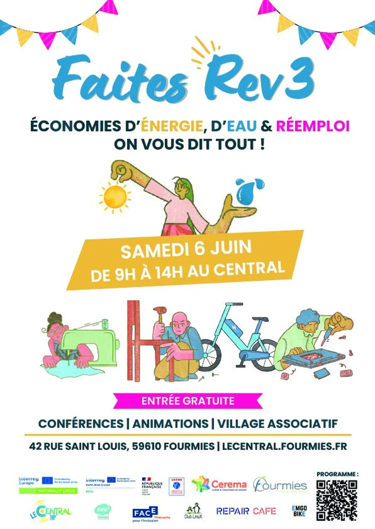 Faites REV3 | Économies d'énergie, d'eau & réemploi on vous dit tout !