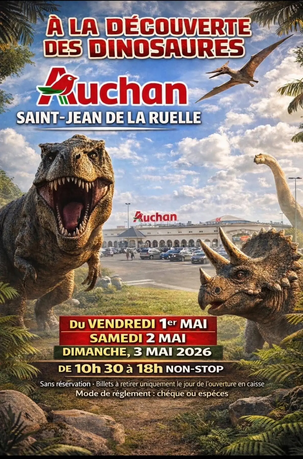 Exposition de dinosaure 
