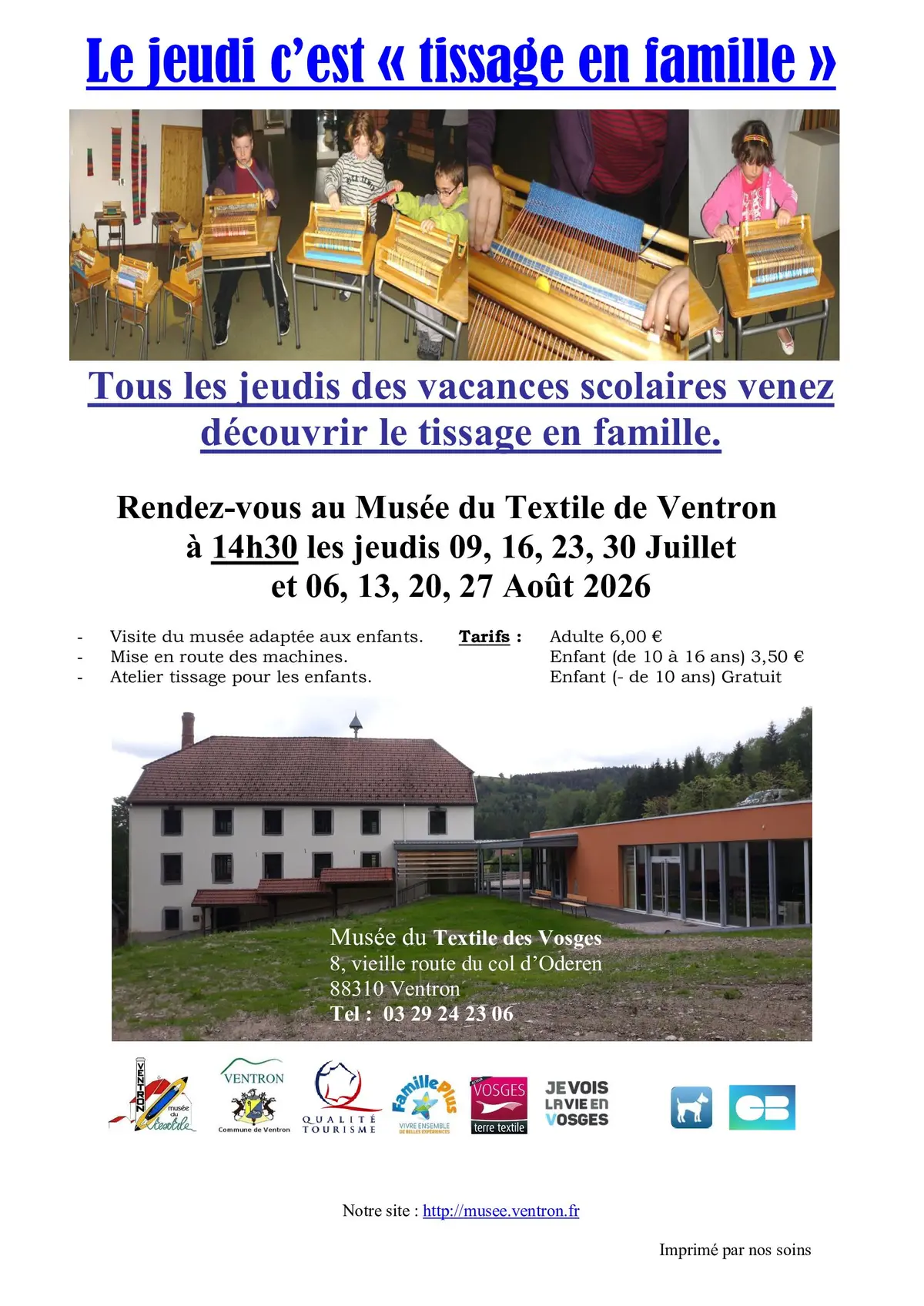 Tissage en famille
