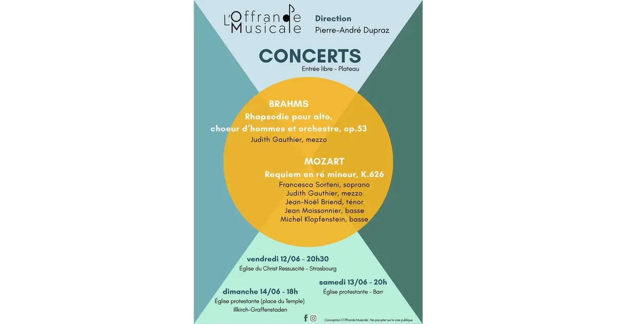 L'Offrande Musicale - Concert Direction Pierre-André Dupraz