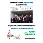 Concert de l'Ensemble vocal Rapsodie de Wittenheim