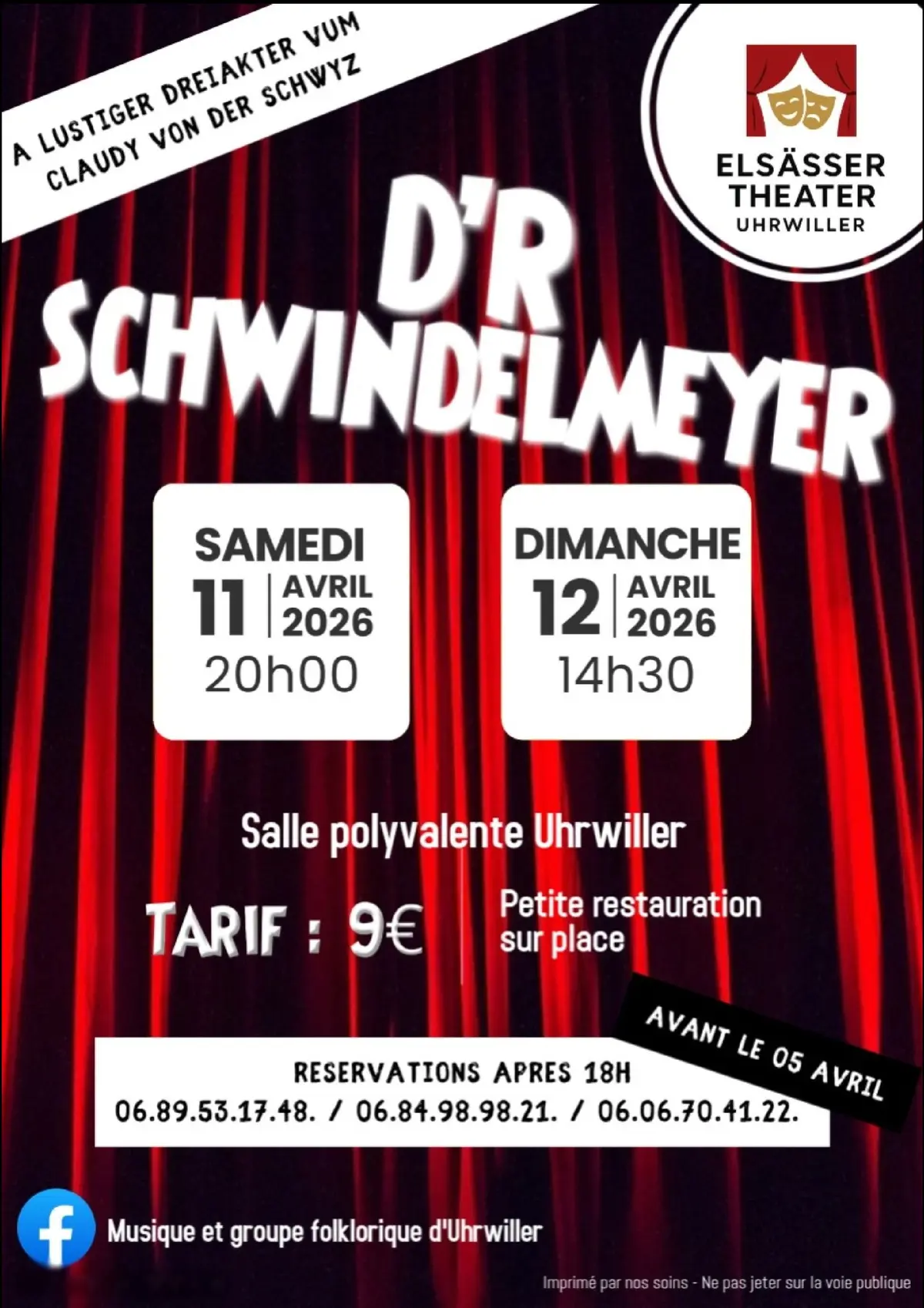 Théâtre alsacien - D’r Schwindelmeyer