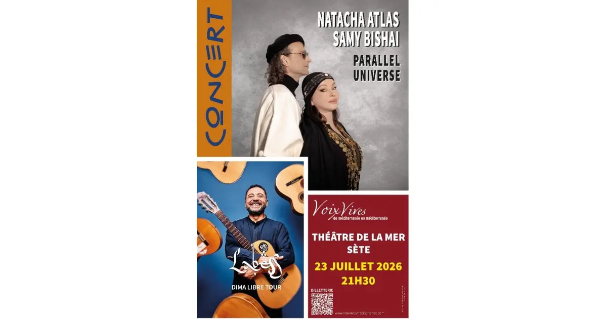 Natacha Atlas Samy Bishai - Parallel Universe et Labess - Dima Libre Tour