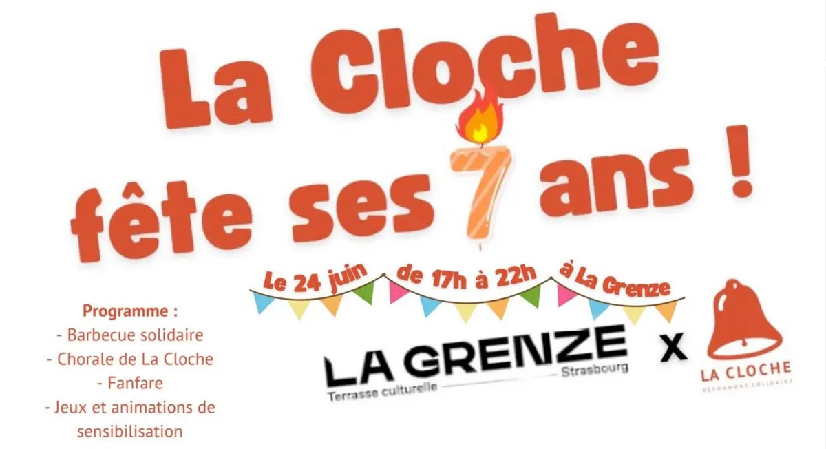 La Cloche fête ses 7 ans : barbecue, chorale, fanfare, animations à La Grenze