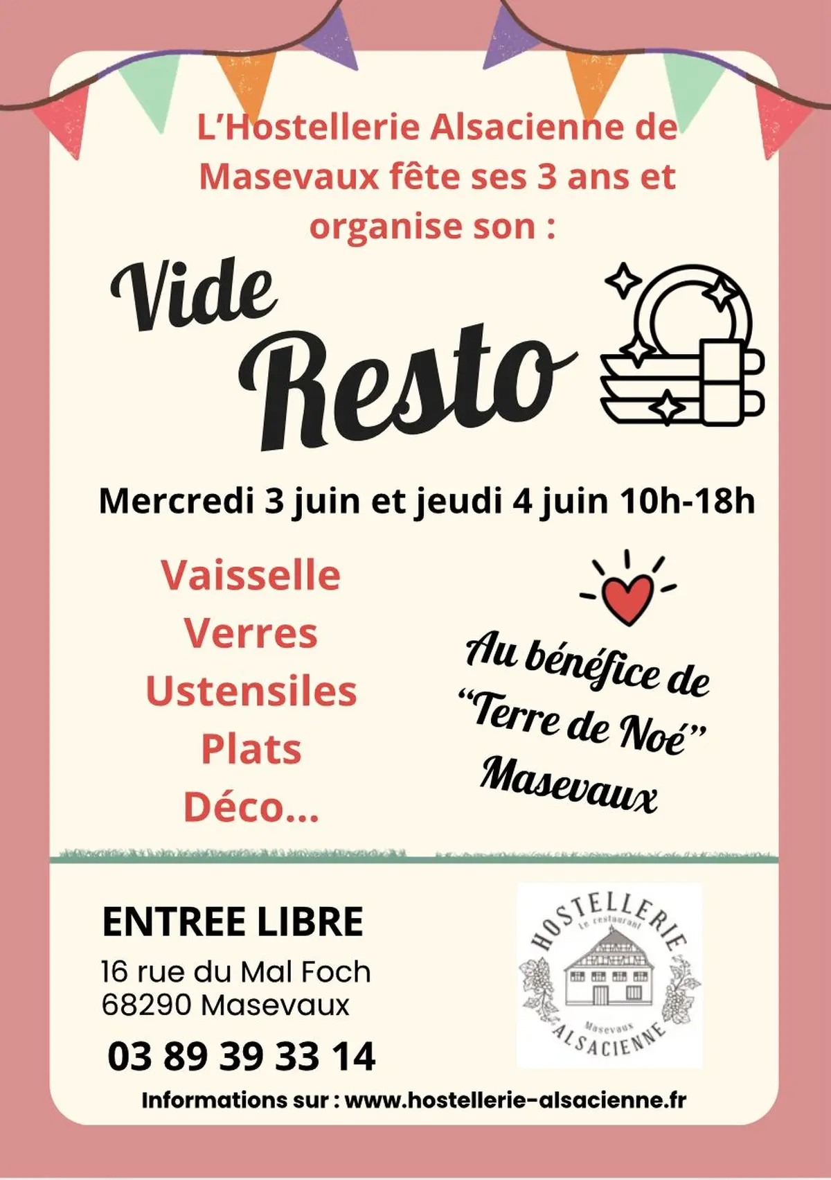 Vide-Resto à l'Hostellerie Alsacienne