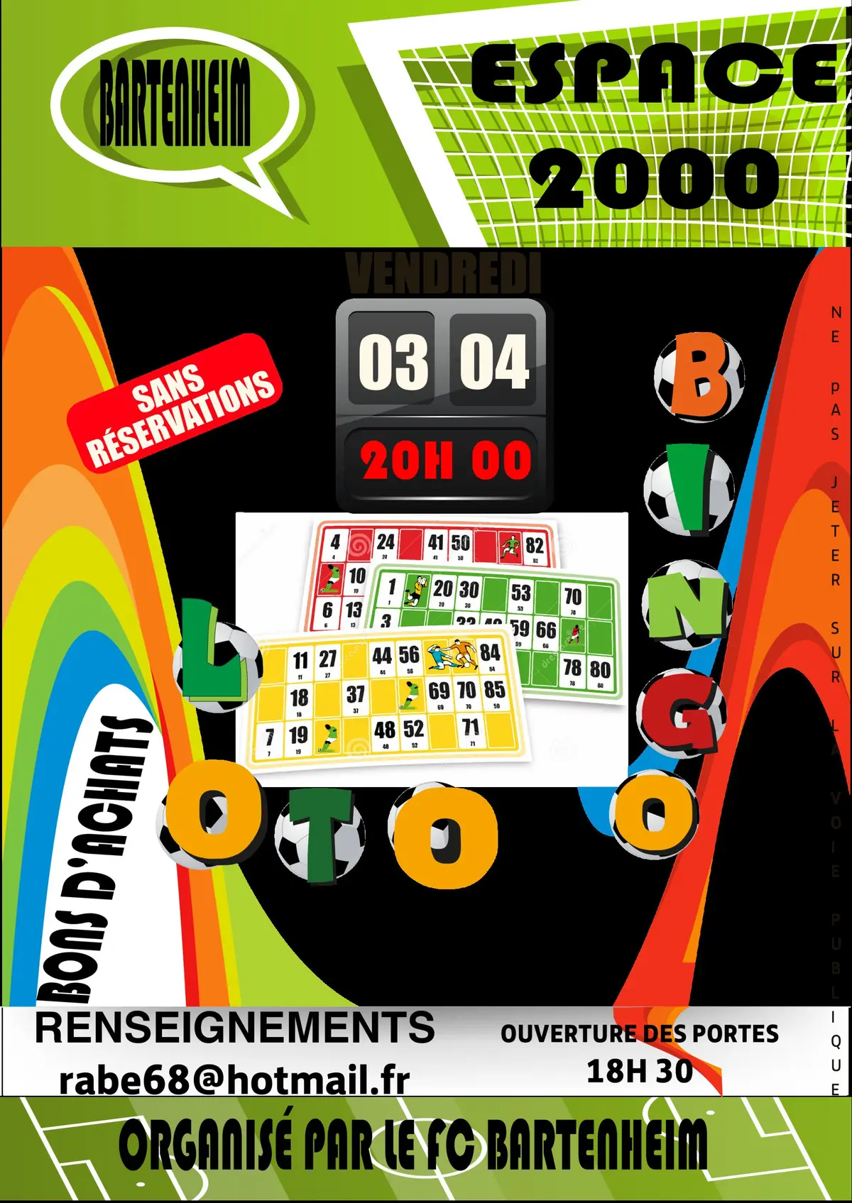 Loto-Bingo du vendredi saint