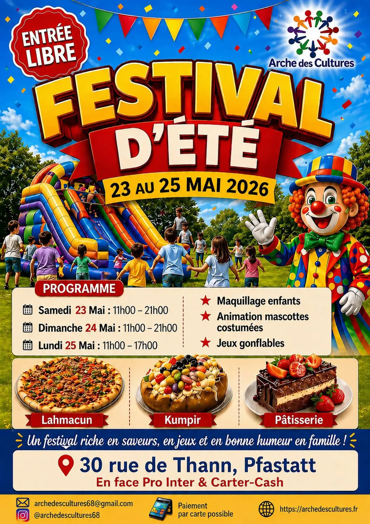 Festival d’Été à Pfastatt : 3 jours de fête pour toute la famille !
