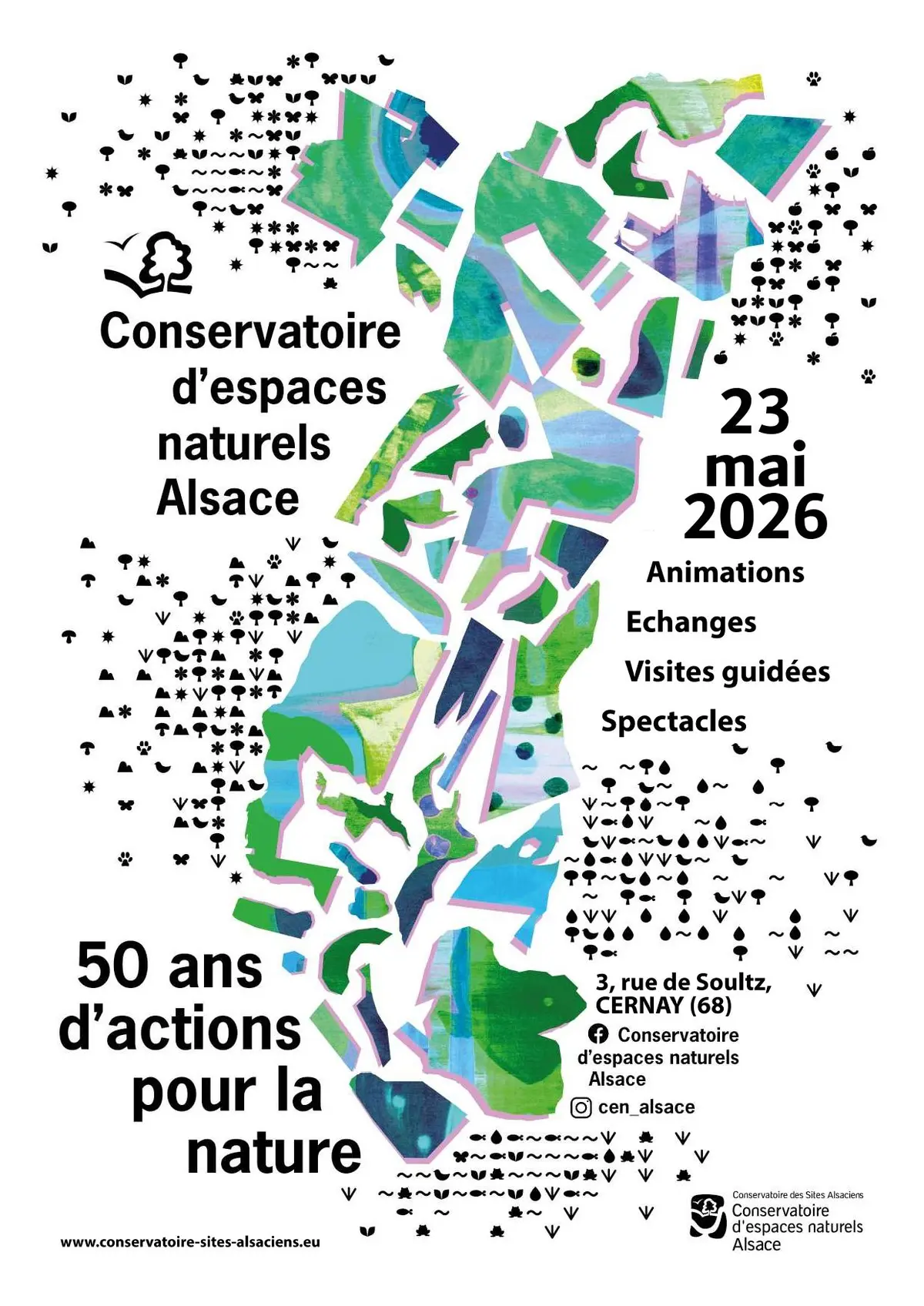 50 ans du Conservatoire d'espaces naturels d'Alsace