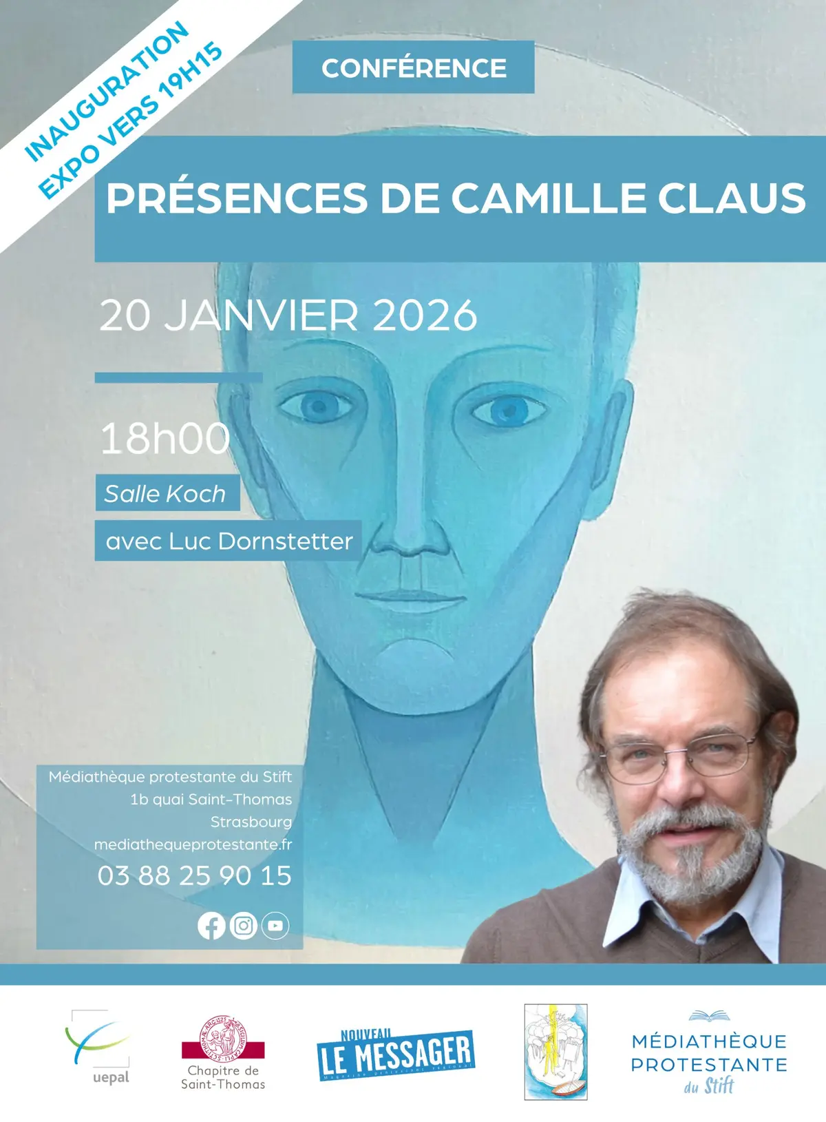 Présences de Camille Claus, conférence par Luc Dornstetter