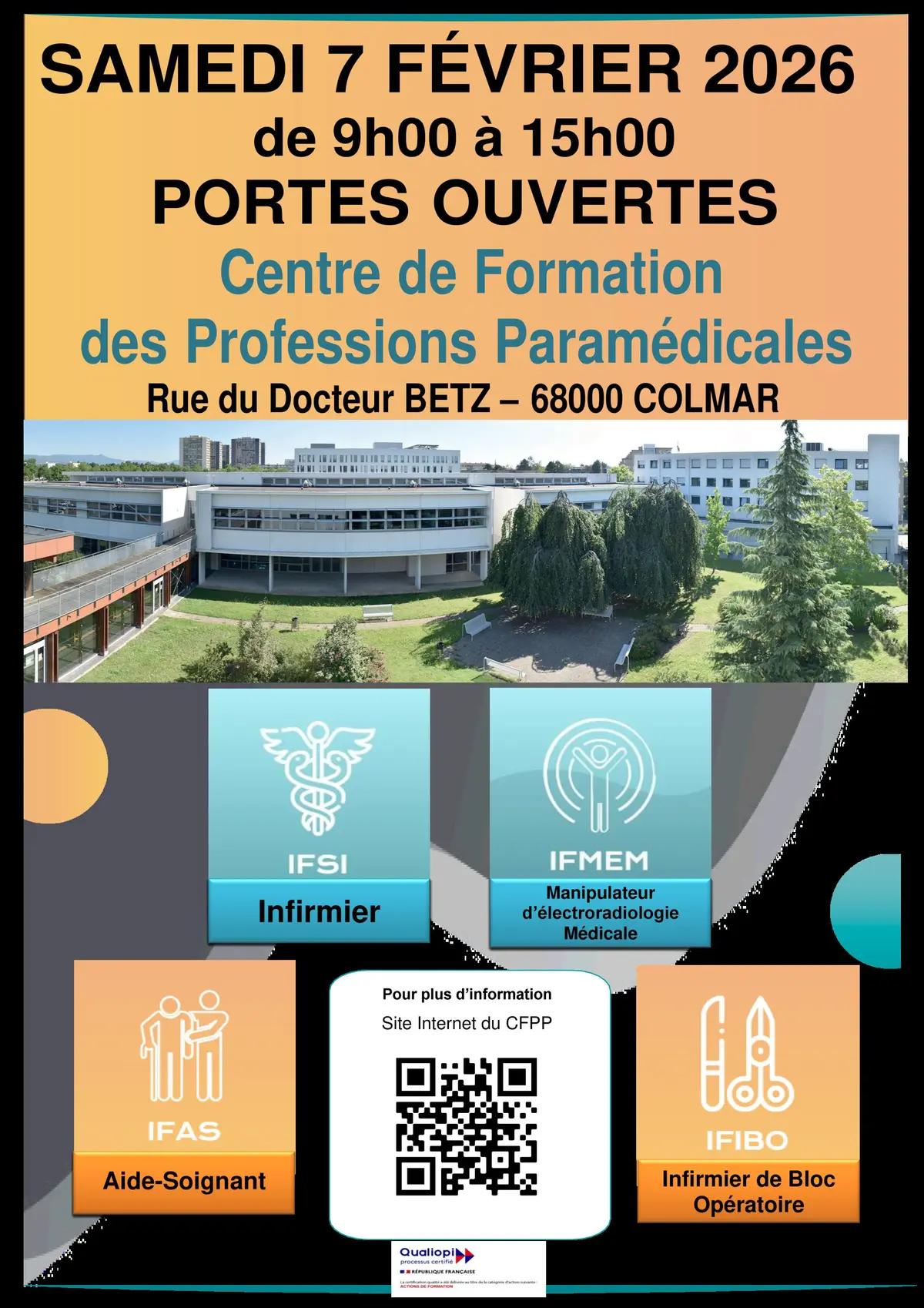 Portes Ouvertes au Centre de Formation des Hôpitaux Civils de Colmar