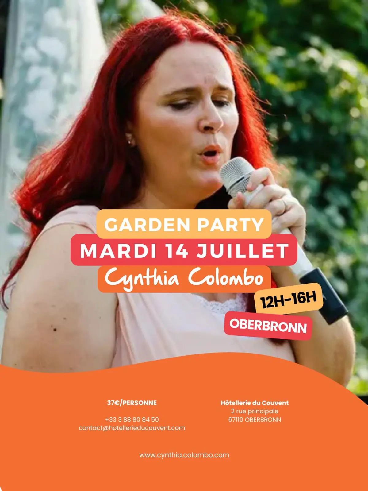 Garden Party à Oberbronn avec Cynthia