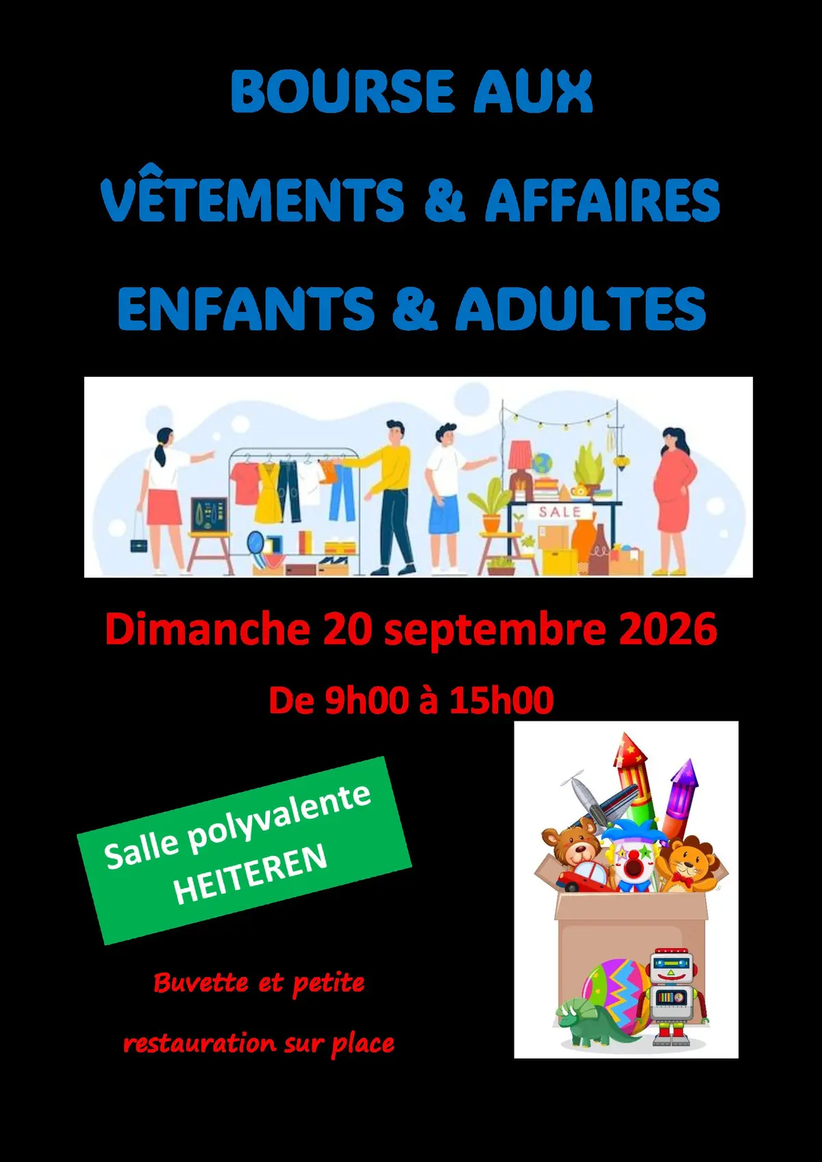 Bourse aux Vêtements Adultes et Enfants