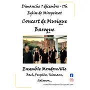 Concert baroque par l'ensemble Mondonville